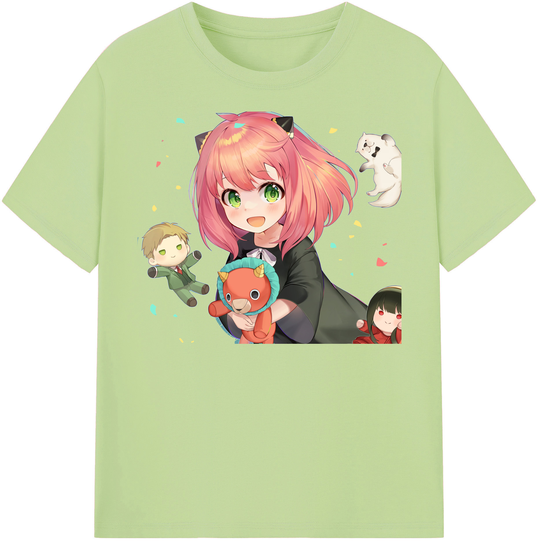 （画像用） SPY×FAMILY间谍家家酒 綿100％半袖Tシャツ（フロントプリント）